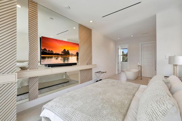 Bedroom, Interior, Recessed Lighting