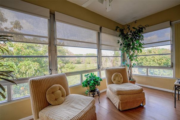 Interior, Sun Room, Wood Texture Flooring