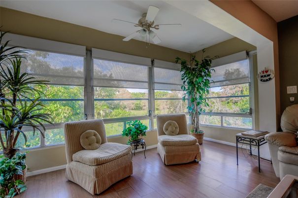 Interior, Sun Room, Wood Texture Flooring