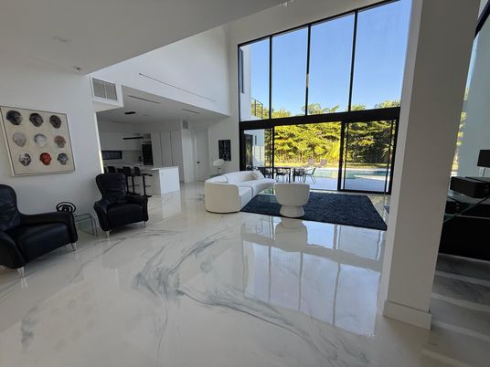 Interior, Living room, Marble