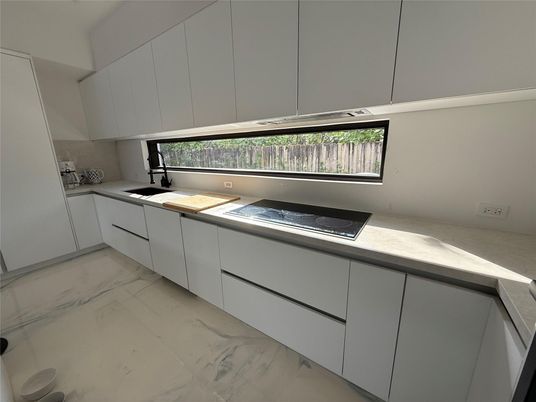 Interior, Kitchen, Marble, Stainless Steel Appliances