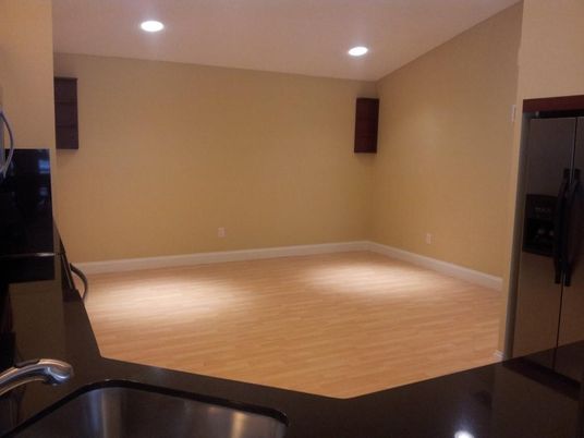 Interior, Recessed Lighting, Wood Texture Flooring