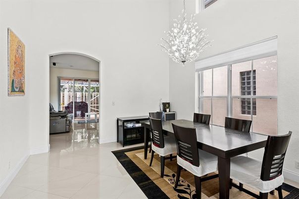 Dining room, Interior, Pendant Lights