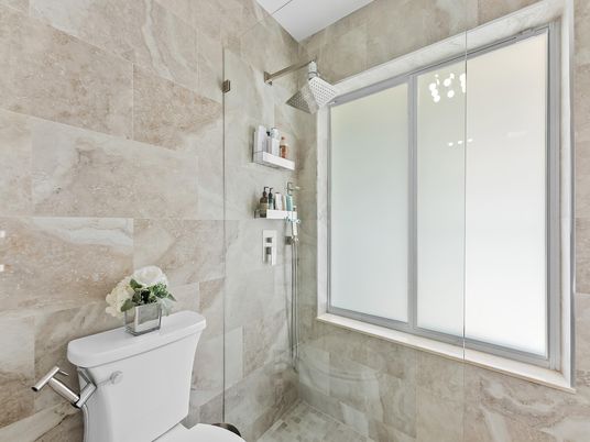 Bathroom, Glass Shower, Interior