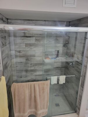 Bathroom, Glass Shower, Interior