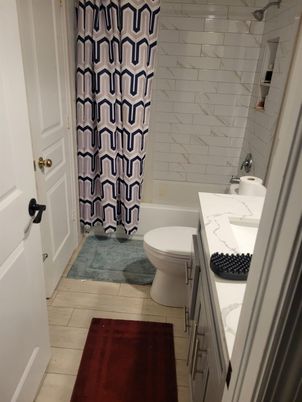 Bathroom, Interior, Wood Texture Flooring