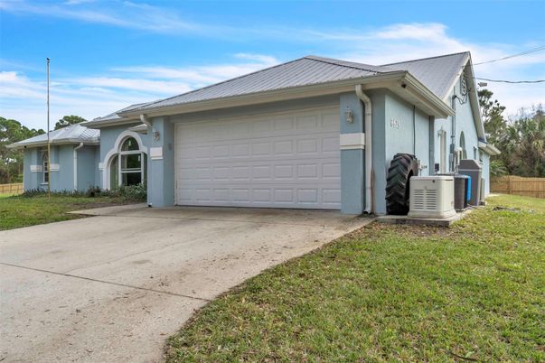 Attached, Backyard, Exterior, Facade, None