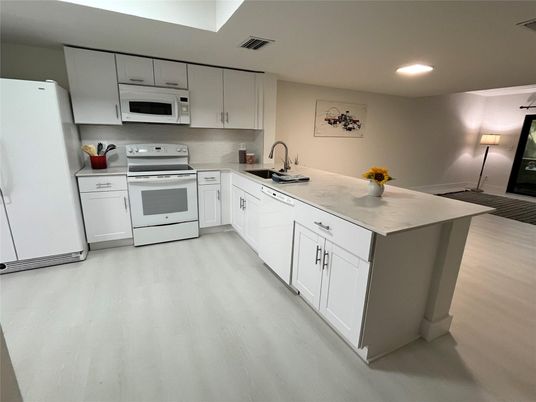 Interior, Kitchen, Recessed Lighting, Stainless Steel Appliances