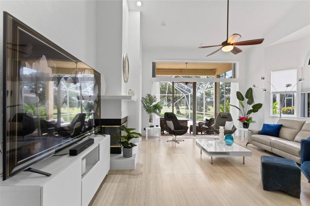 Fireplace, Interior, Living room, Wood Texture Flooring