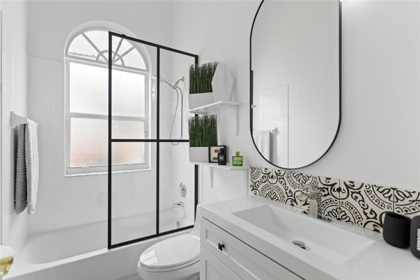 Bathroom, Glass Shower, Interior