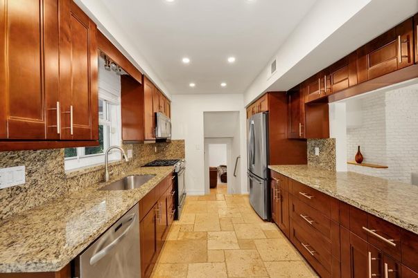 Interior, Kitchen, Recessed Lighting, Stainless Steel Appliances
