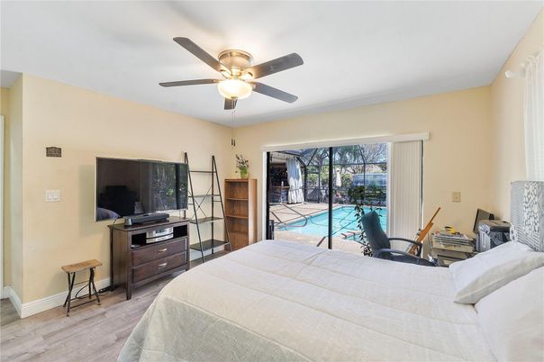 Bedroom, Interior, Wood Texture Flooring