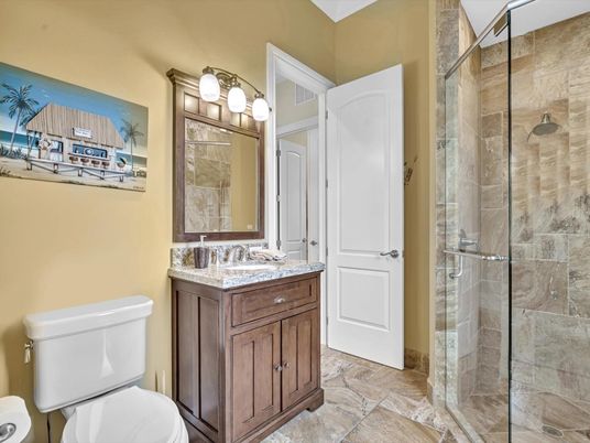 Bathroom, Glass Shower, Interior