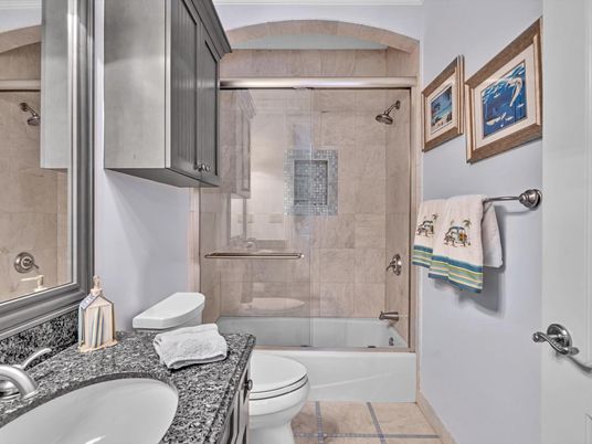 Bathroom, Glass Shower, Interior
