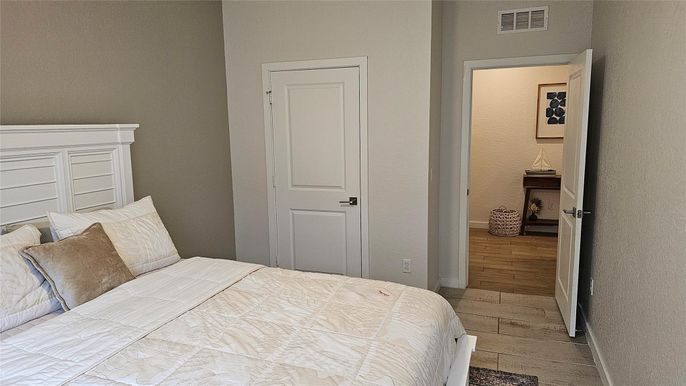 Bedroom, Interior, Wood Texture Flooring