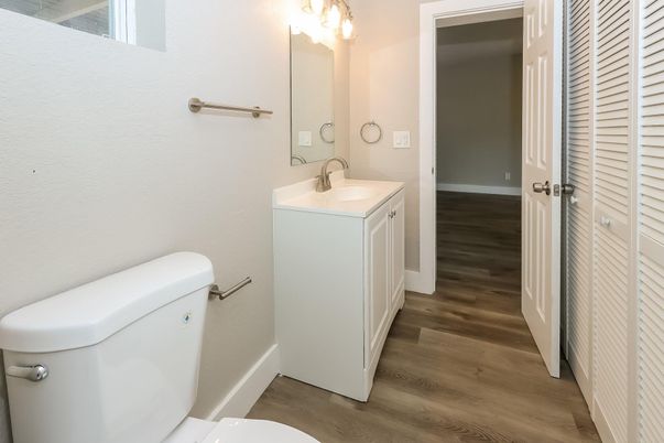 Bathroom, Interior, Wood Texture Flooring