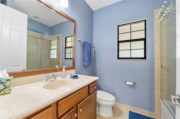 Bathroom, Glass Shower, Interior, Tile Countertops