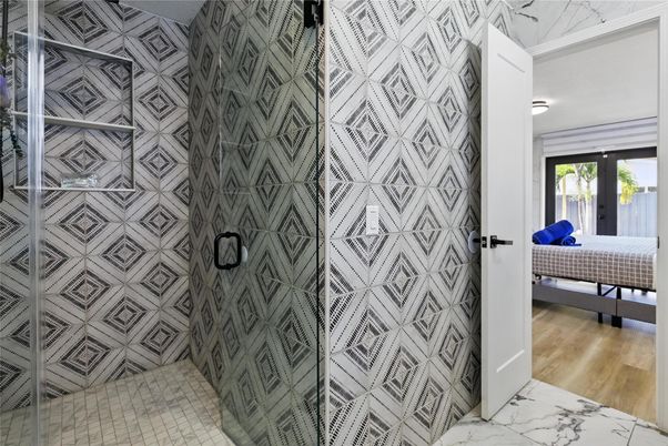 Bathroom, Bedroom, Interior, Marble, Wood Texture Flooring