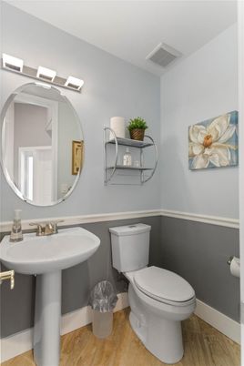 Bathroom, Interior, Wood Texture Flooring