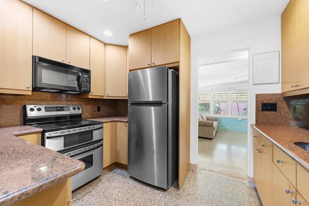 Interior, Kitchen, Recessed Lighting, Stainless Steel Appliances