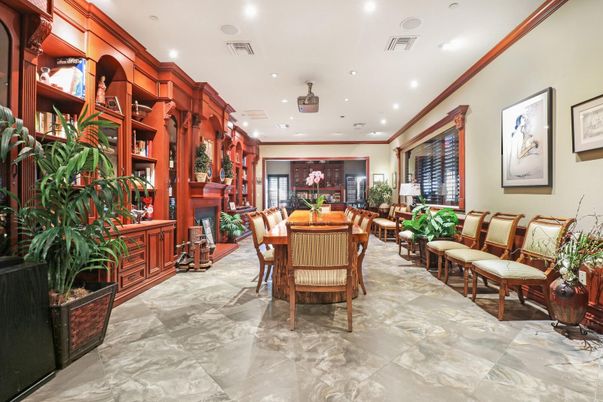 Dining room, Interior, Recessed Lighting