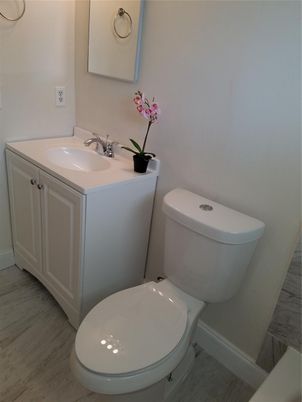 Bathroom, Interior, Wood Texture Flooring
