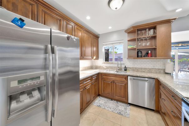Interior, Kitchen, Recessed Lighting, Stainless Steel Appliances
