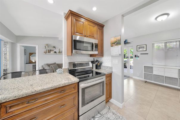 Interior, Kitchen, Recessed Lighting, Stainless Steel Appliances