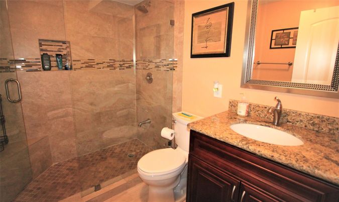 Bathroom, Glass Shower, Interior