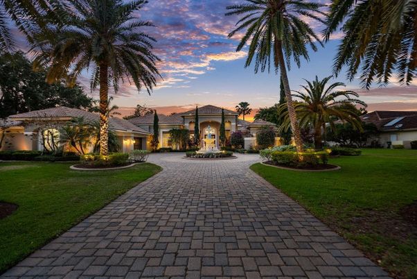 Backyard, Exterior, Facade, Mediterranean