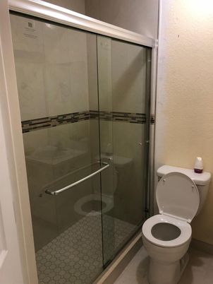 Bathroom, Glass Shower, Interior