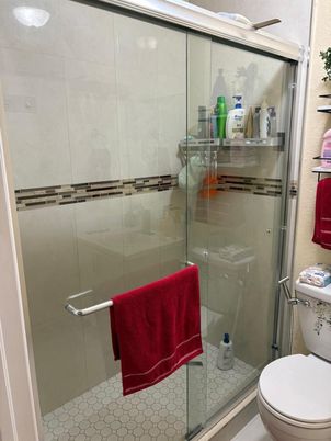 Bathroom, Glass Shower, Interior