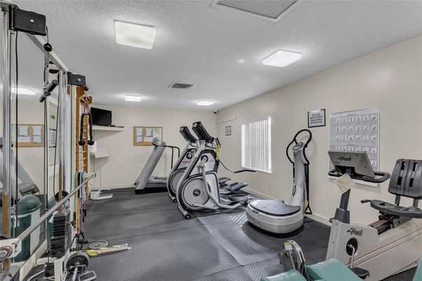 Fitness Equipment, Interior, Recessed Lighting