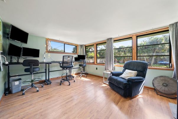 Home Office, Interior, Wood Texture Flooring