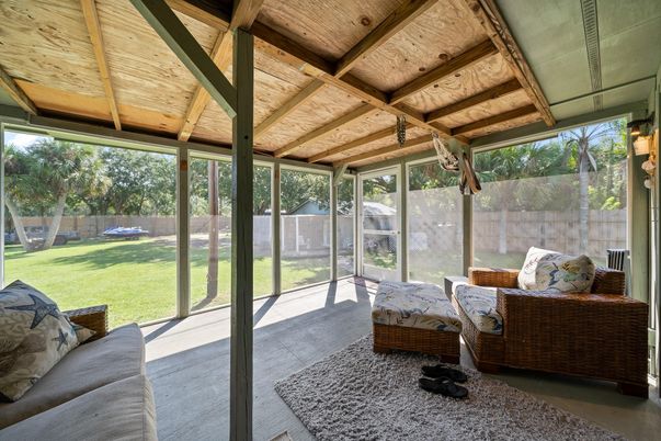 Interior, Sun Room, Wooden Beams, Wooden Ceilings