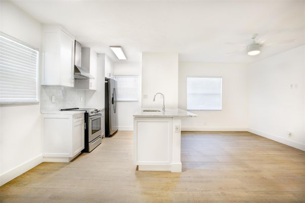 Interior, Kitchen, Wood Texture Flooring