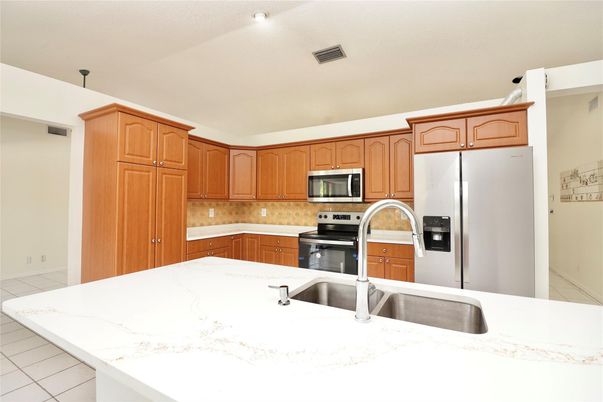 Interior, Kitchen, Recessed Lighting, Stainless Steel Appliances