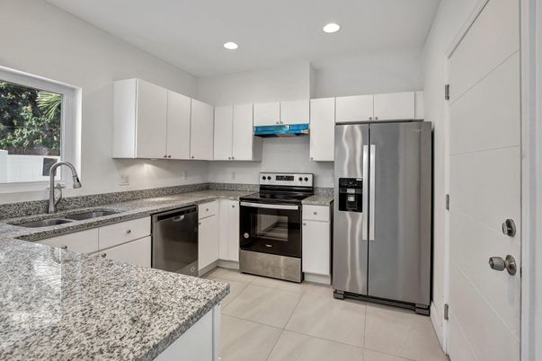Interior, Kitchen, Recessed Lighting, Stainless Steel Appliances