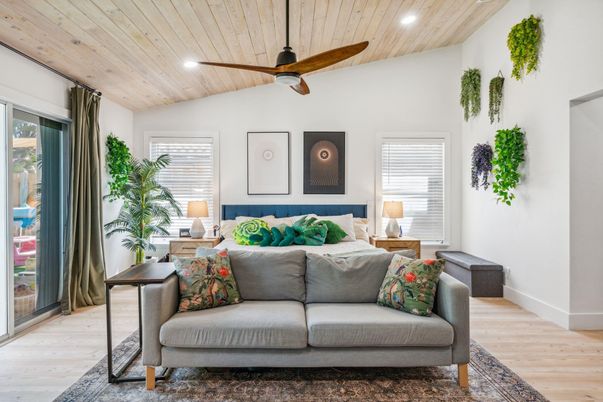 Interior, Living room, Recessed Lighting, Wooden Ceilings, Wood Texture Flooring