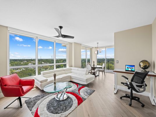 Home Office, Interior, Living room, Pendant Lights, Wood Texture Flooring