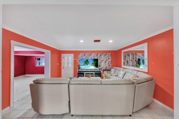 Interior, Living room, Marble, Recessed Lighting