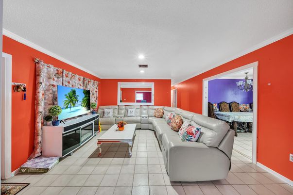 Interior, Living room, Recessed Lighting