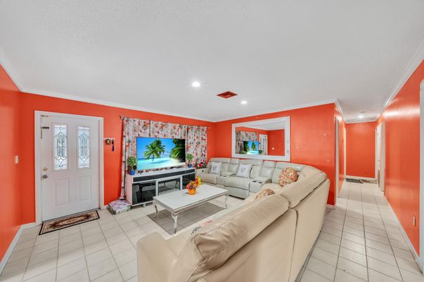 Interior, Living room, Recessed Lighting