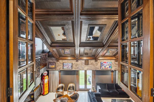 Interior, Living room, Wooden Beams