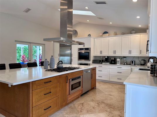 Interior, Kitchen, Recessed Lighting, Stainless Steel Appliances