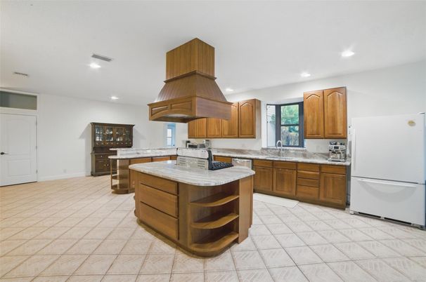 Interior, Kitchen, Marble, Recessed Lighting