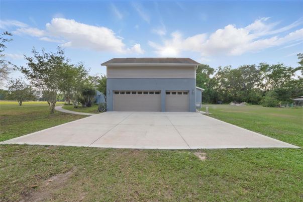 Backyard, Detached Garage, Exterior
