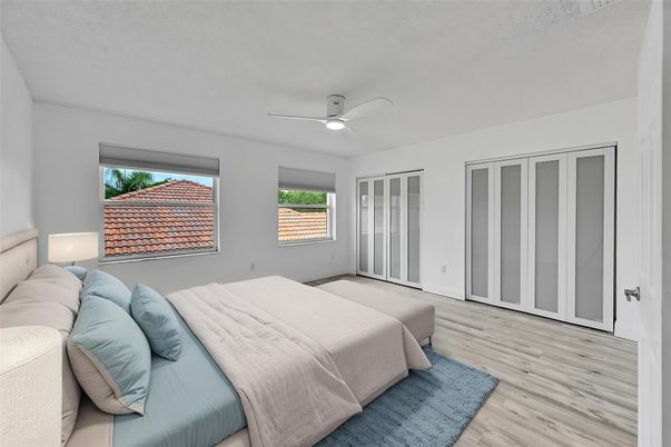 Bedroom, Interior, Wood Texture Flooring