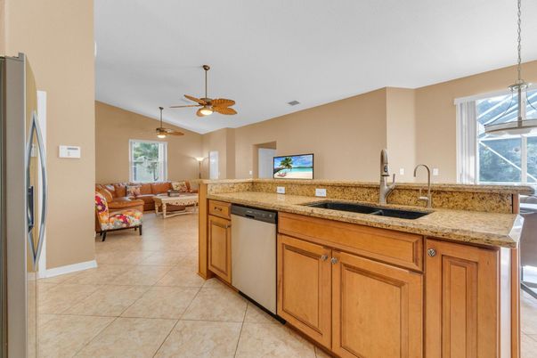 Interior, Kitchen, Living room