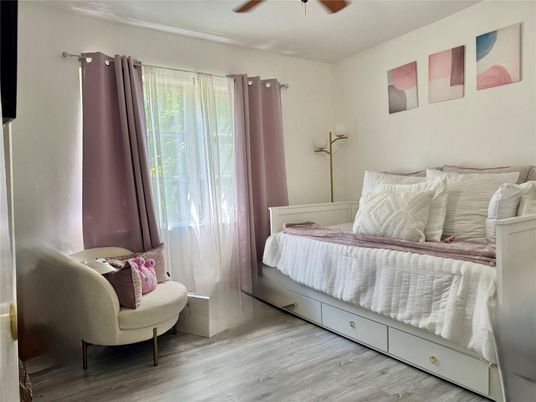Bedroom, Interior, Wood Texture Flooring